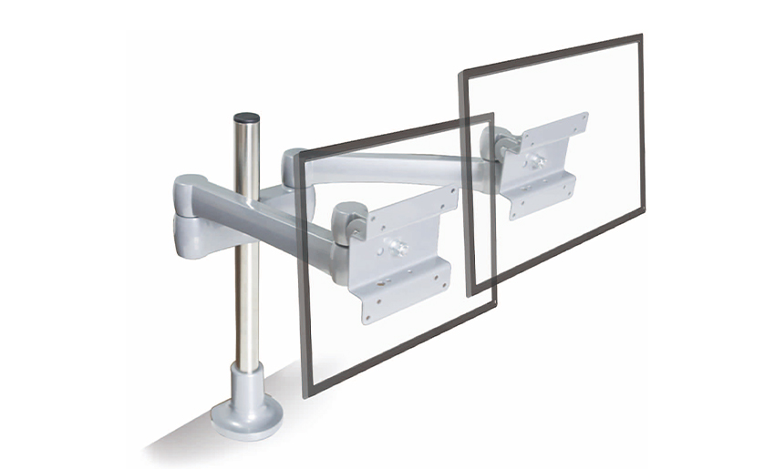 Pemasangan Dwi Monitor Untuk Lengan Skrin 17''-27''
