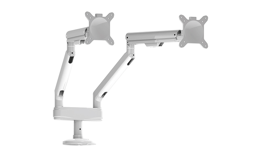 Ergonomic Solution Monitor Desk Mount Dwi Lengan